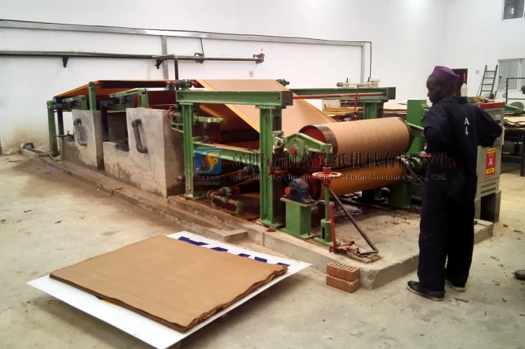 Cardboard Recycling Machine Kraft Cardboard Paper Making Machine Sun ...