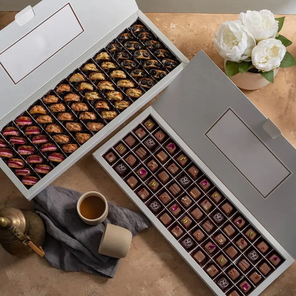 Custom Dubai Dates Box Chocolate Packaging Christmas Advent Calendar