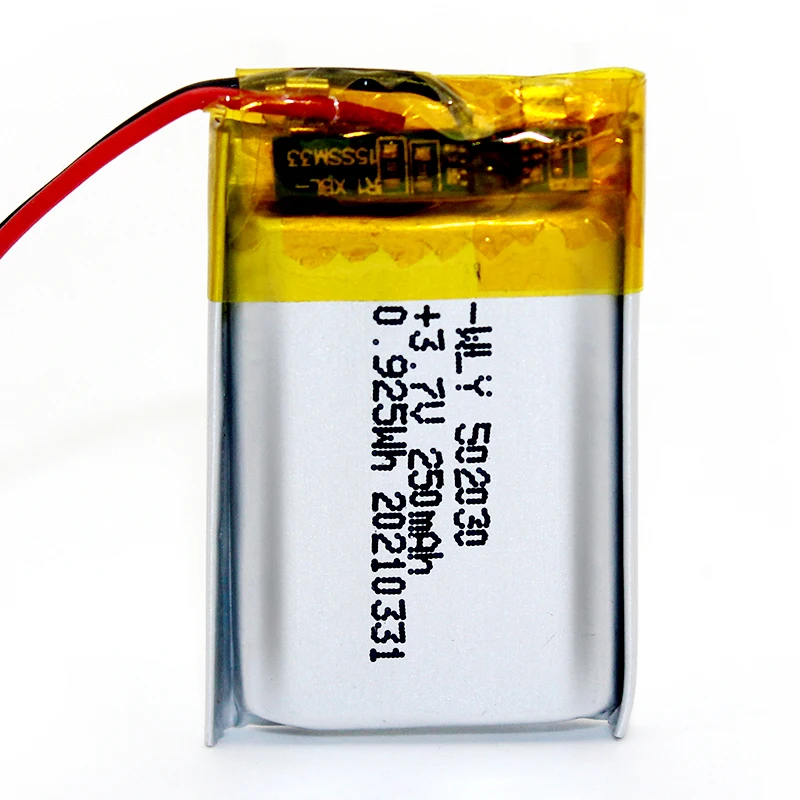 502030 Size Li-Po 3.7V 250mAh Battery With PCB And Wires Sold From - Foto 6