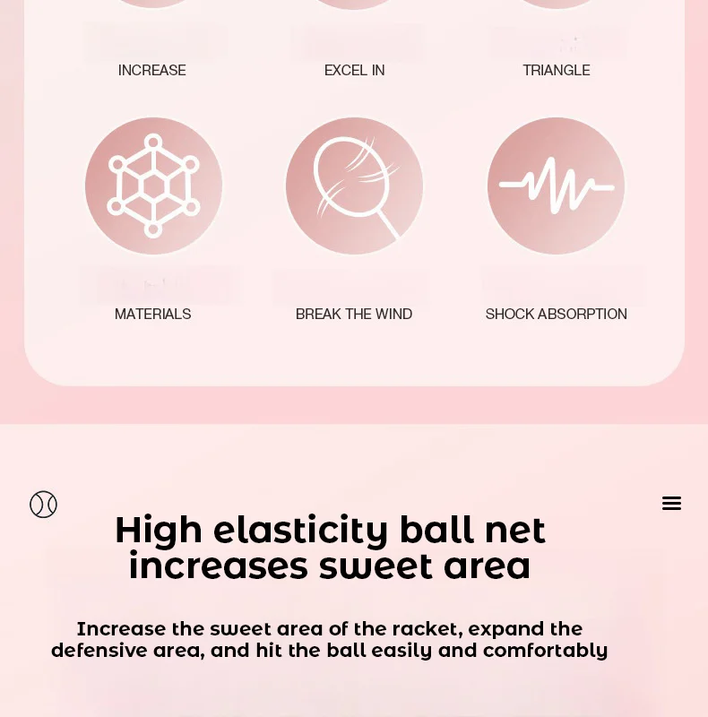 Tennis Racket for Adult Training Nylon Net Tennis Paddle With EVA Grip and Aluminum Frame details