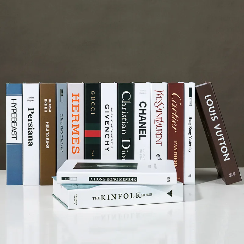 Designer coffee table faux books