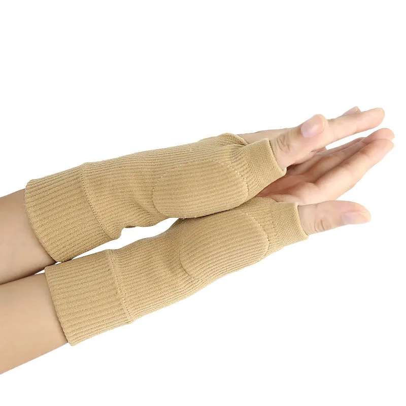 therapy gloves gel filled thumb hand wrist support arthritis compression