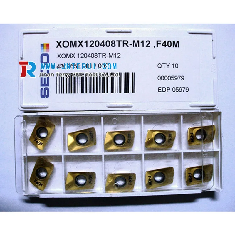 XOMX 120412TR ME08 MP2500 SECO *** 10 INSERTS *** FACTORY PACK *** 