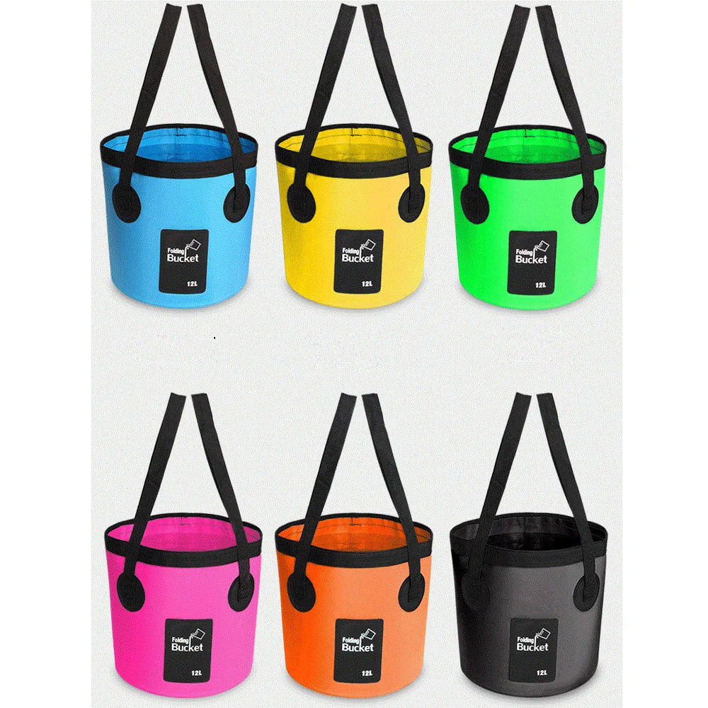 Collapsible Bucket 12L/20L Waterproof Water Storage Container Tub