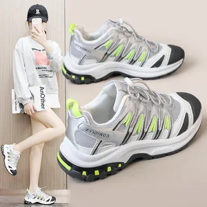 BR8612  Mesh Breathable Chunky Sneaker Women's Outdoor Sports Running Non-Slip Casual Shoes