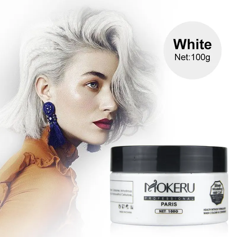 MOKERU Temporary Hair Color Wax Dye | Hair Styling Wax For Ladies And Gents