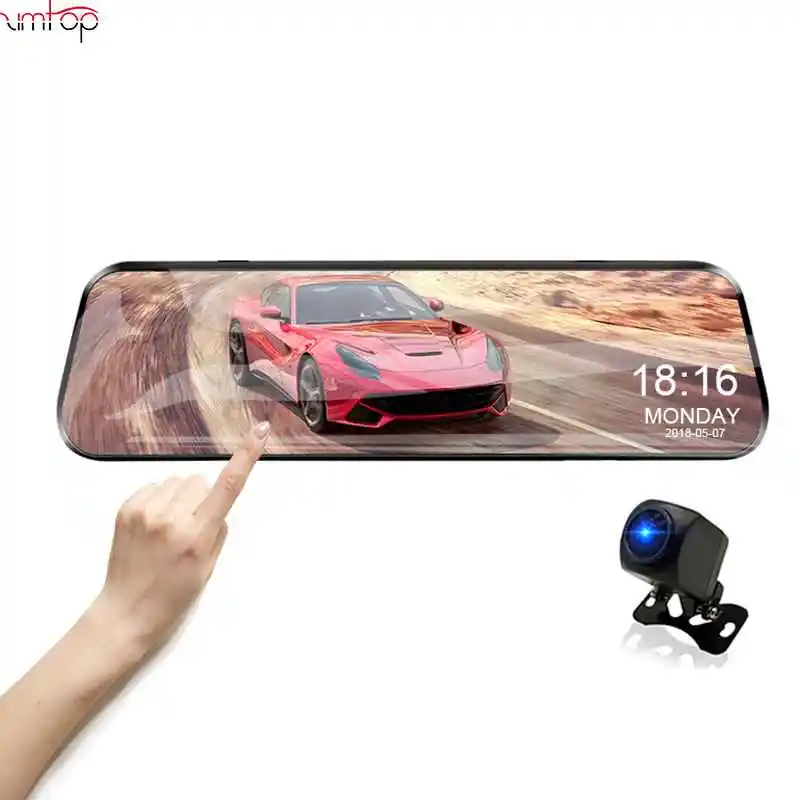 DT10ミラー型ドライブレコーダー 9.66インチ 2K高画質 WDR 右カメラ
