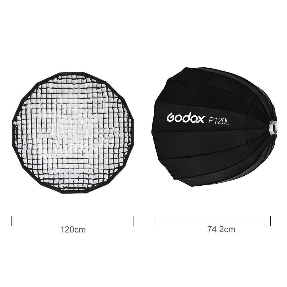 Godox Portable P120L Softbox - Efficient Studio Lighting