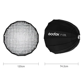 Godox Portable P120L Softbox - Efficient Studio Lighting
