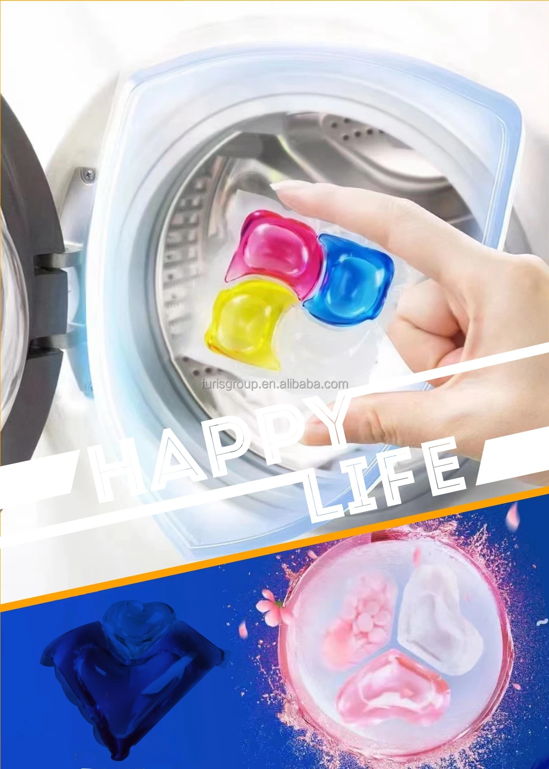 Pva Water Soluble Film Liquid Wash Powder Laundry Detergent Pod Making