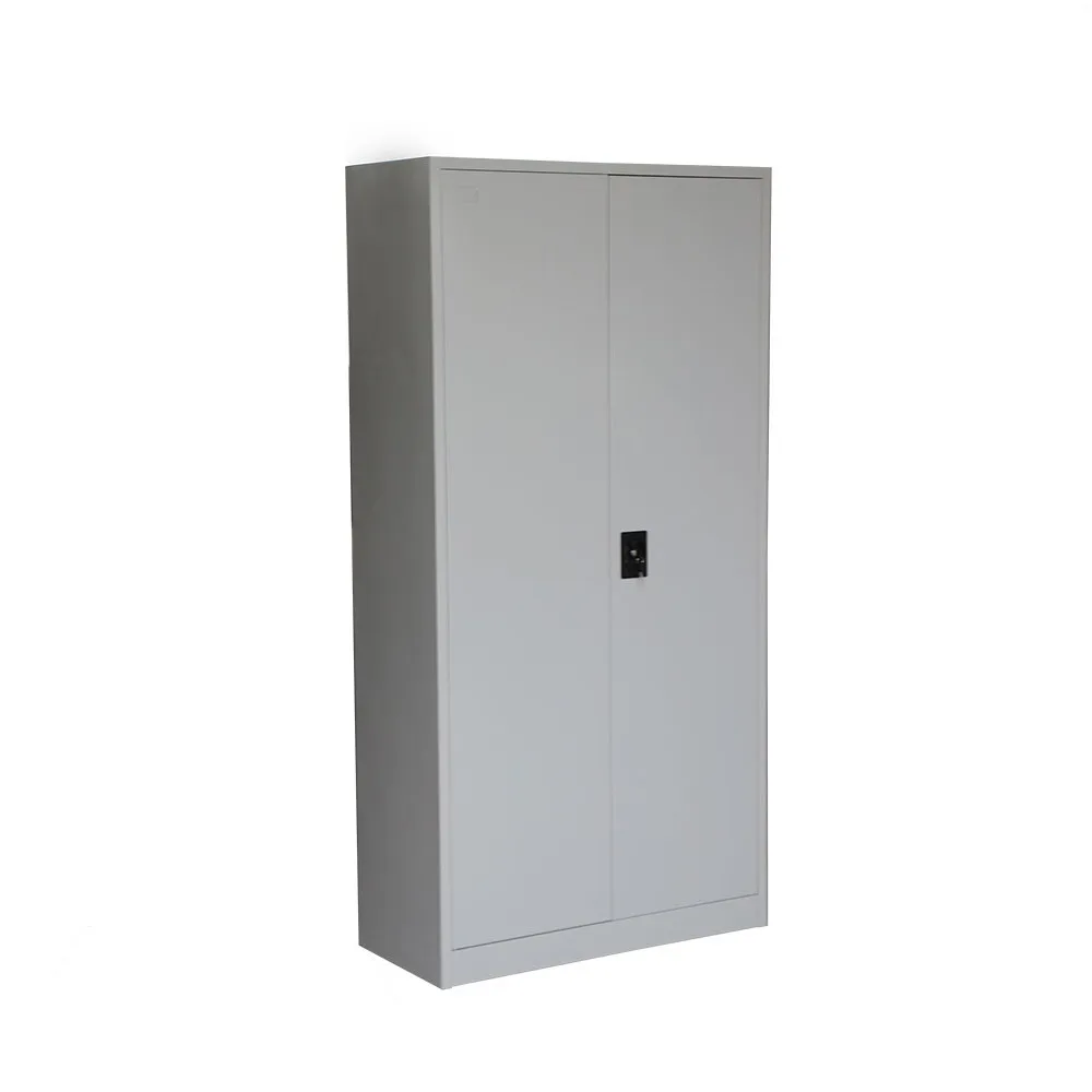 Metal Double Door Filing Cabinet Steel Storage Cupboard With Stainless ...