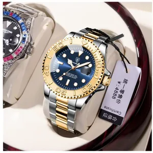 Hot Sale POEDAGAR 680 Fashion Watch for Men Luxury Luminous Date Stainless Steel Business Quartz Watches