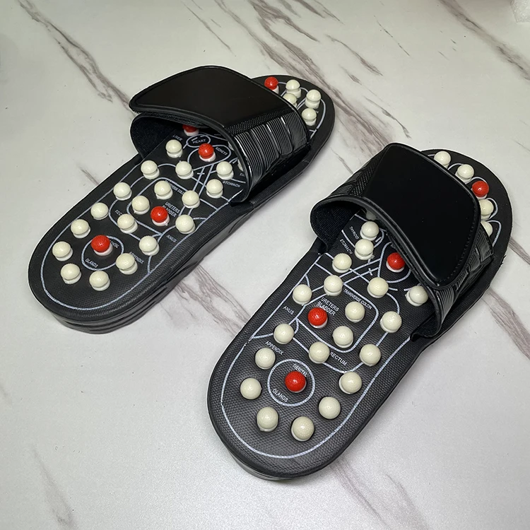 Лидер продаж 2022, тапочки для женщин, домашние массажные тапочки для иглоукалывания шиацу