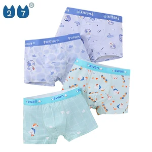 Children 3-15 Year Old Baby Big Small Medium Cotton Boxer Child Cartoon Boy Underwear for Kid