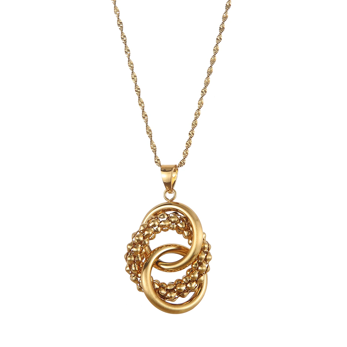 Gold Dubai Fashion Jewelry Sets For 