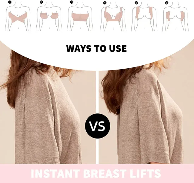 Customized Bra Accessories Adhesive Body Breast Lift 7.5cm 10 Cm Xl