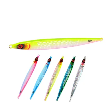 Cross-Border Hot-Selling Fish-Scale Metal Jig Artificial Hard Bait for Sea & Boat Fishing Slow-Shake & Fast-Pull Mackerel – Metal Jig – view 2