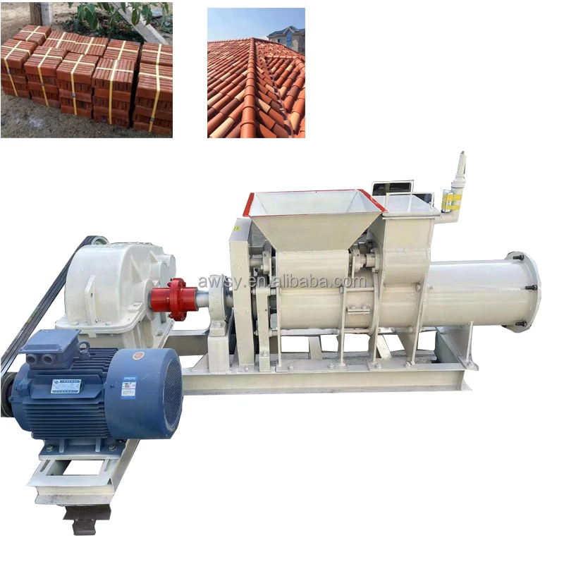 Automatic Vacuum Bricks Extruder Soil Mud Ceramic Earth Red Price Solid