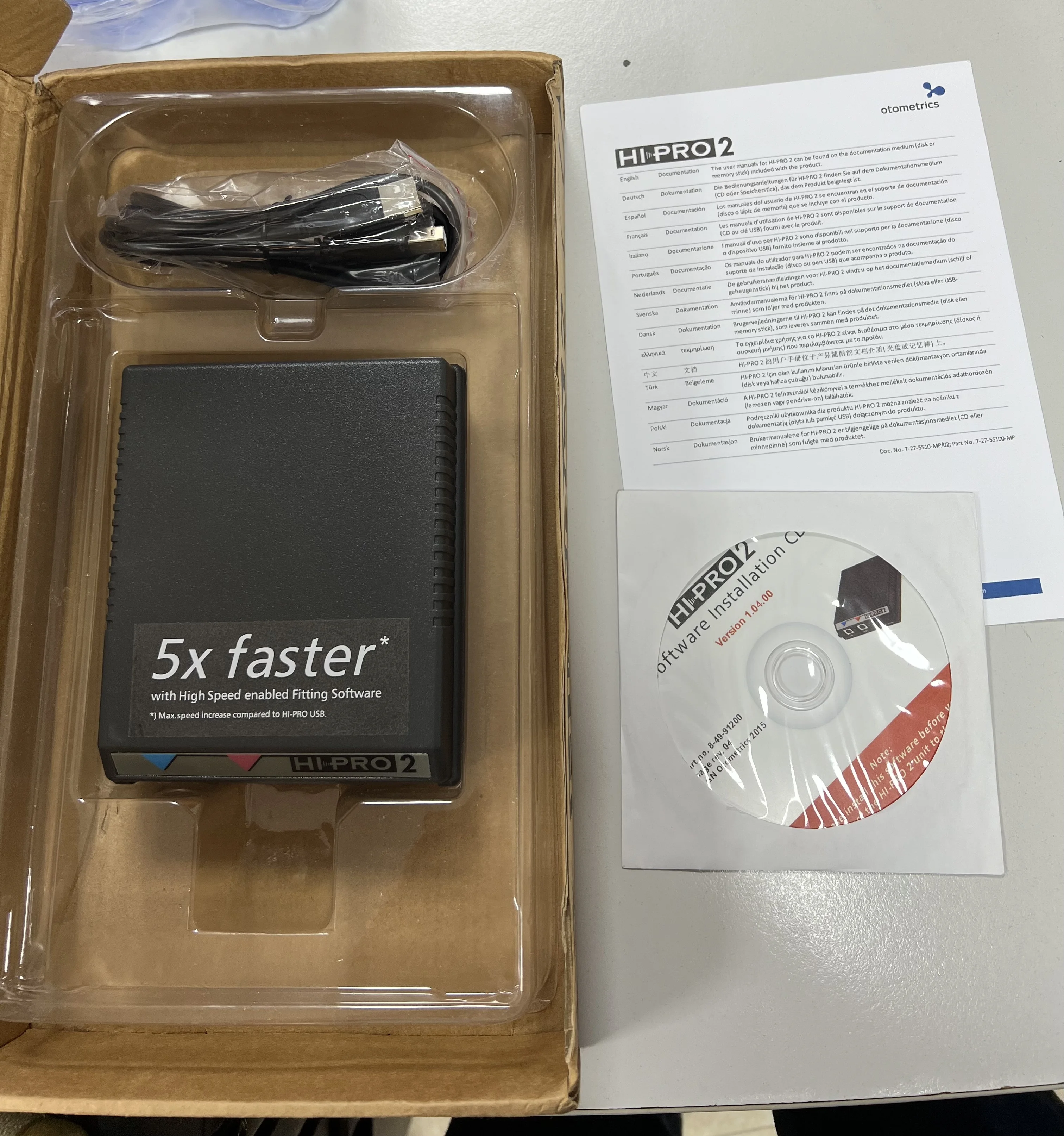 Programmable Hearing Aids Professional HI Pro 2 Programmer for Hearing Aid Calibration