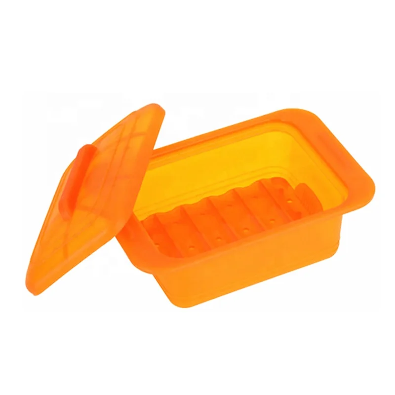 Silicone Steaming Cooking Box with Integrated Drain Tray and Lid for Healthy Steamers