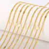 Curb Chain with embossed 2mm-Gold