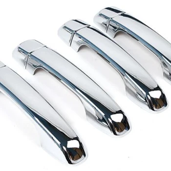 Car exterior accessories ABS car door handle in silver color