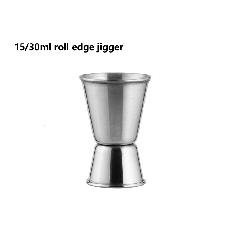 15/30ml o 20/40ml in acciaio inox Cocktail Shaker misura tazza Dual Shot  Drink Spirit