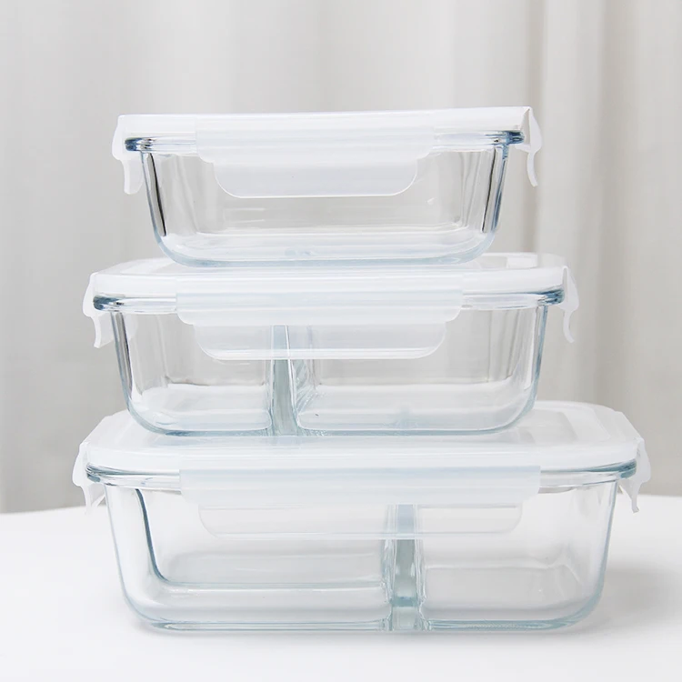 hot sale 580ml/980ml/1380ml microwavable food container for