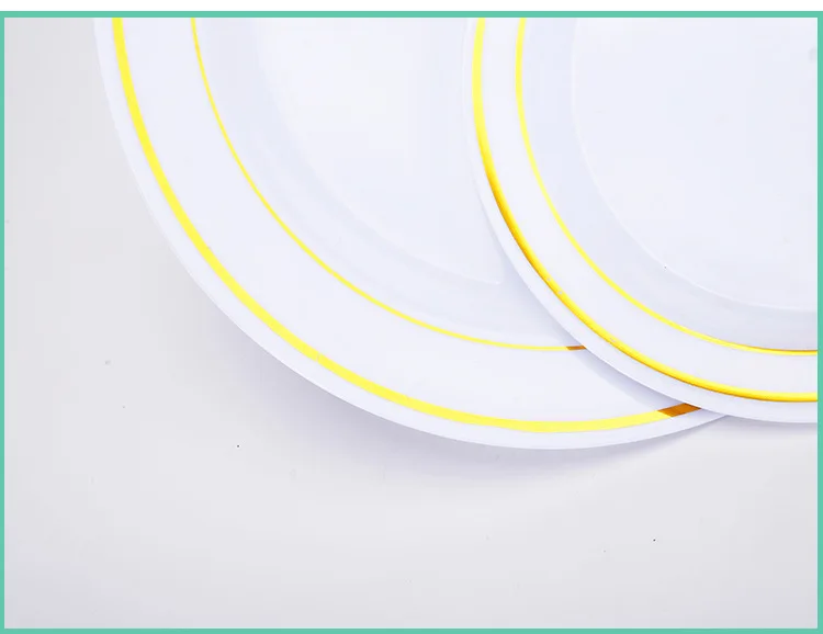 Recyclable Disposable Plastic Plate Wholesale High Quality Ecofriendly