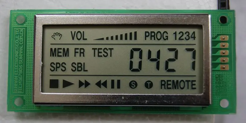 
2019 Горячая Распродажа Новый сегмент Монохромный ЖК-модуль 4 цифры 7 в корпусе с двурядным расположением выходов с ЖК-дисплеем 