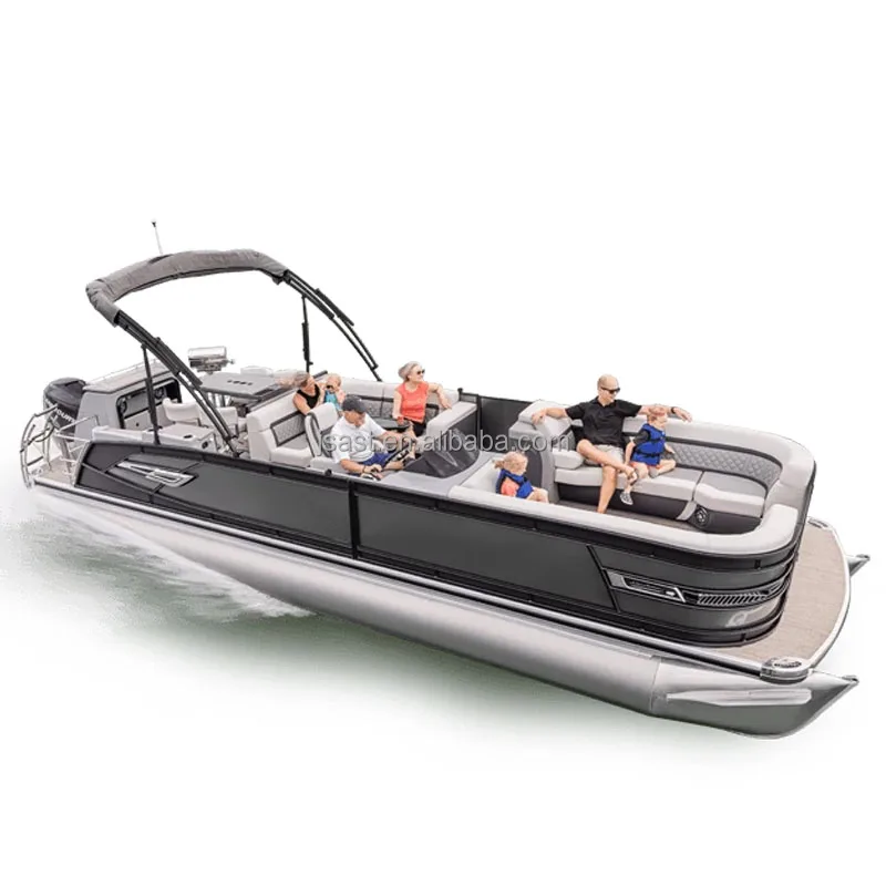 Китайский завод по индивидуальному заказу оптовая продажа алюминиевая рыболовная круиза прогулочная понтонная лодка для