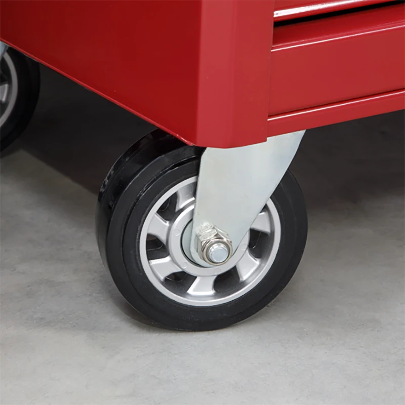42-Inch Heavy Duty Stainless Steel Workshop Tool Cabinet Large Drawer Roller Metal Trolley for Garage Storage OEM Customizable manufacture