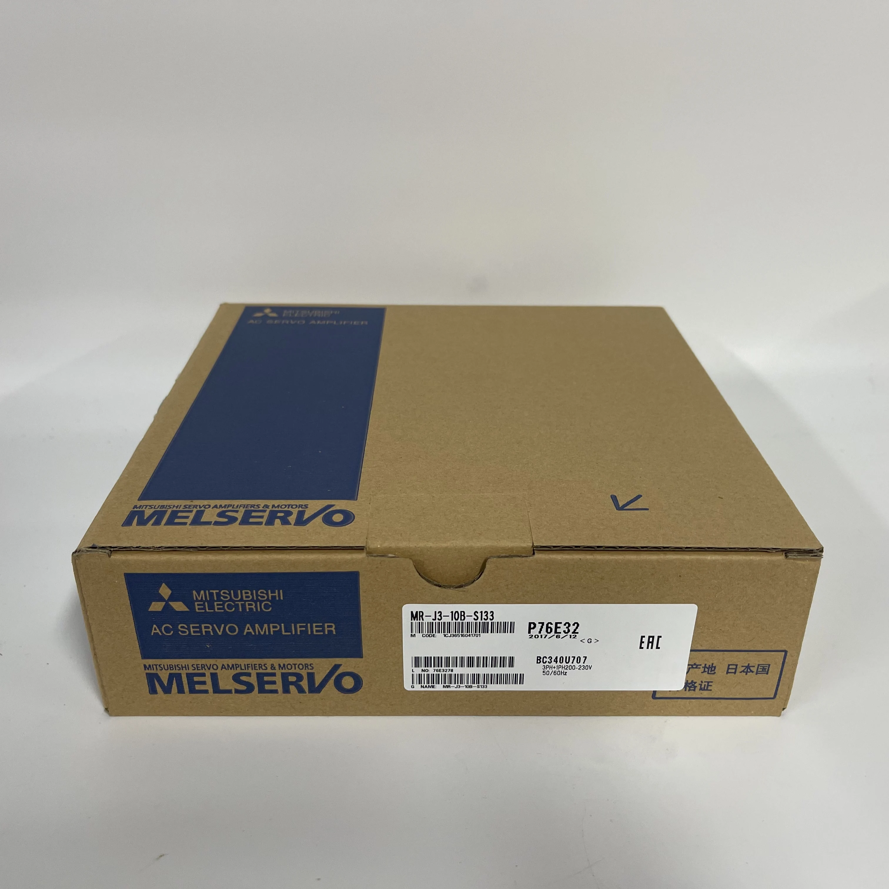 MITSUBISHI AC Servo Amplifier MR-J3-10B-S133