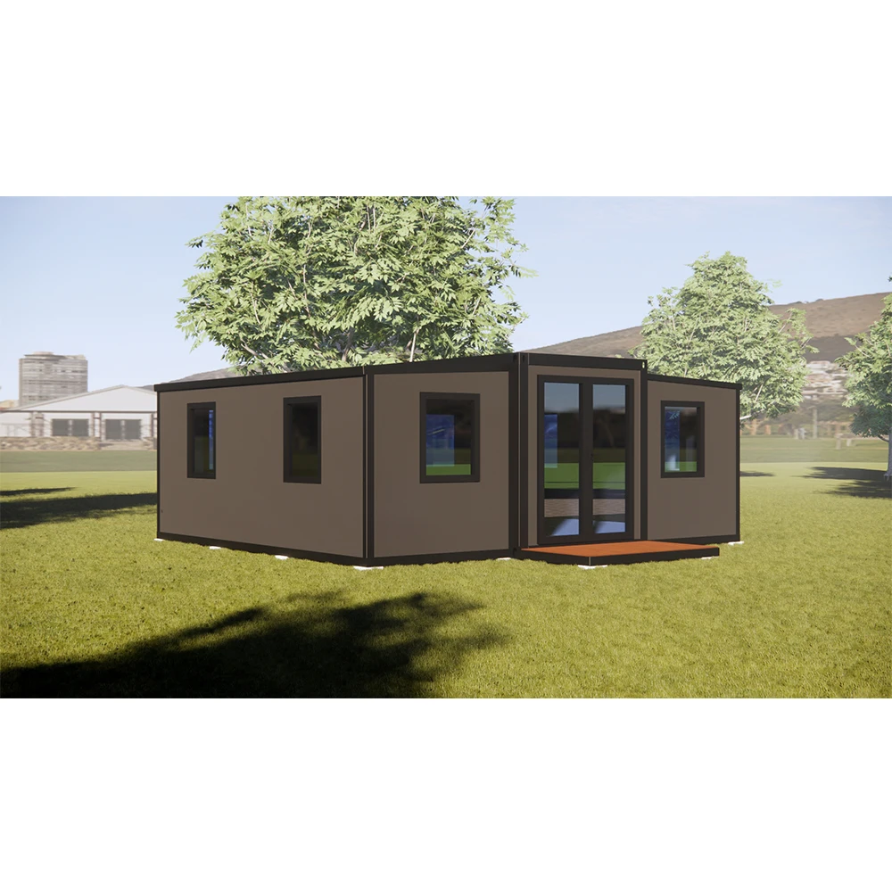 20ft Frame Prefabricated Homes Luxury Modular Folding Storage Romania