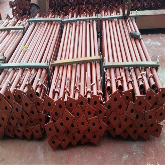 Adjustable Steel Props Galvanized Steel Prop Scaffolding Support Beam Steel Props for Heavy Duty Trailer Jacks