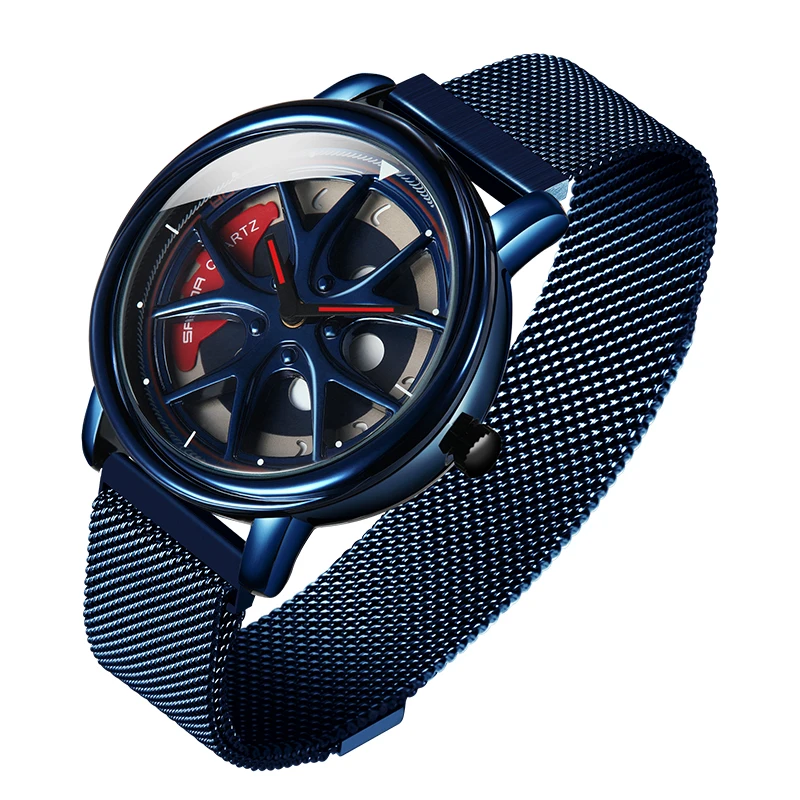 NIBOSI 2020 New Custom Design Car Rim Hub Men Watches Top Luxury Waterproof Sport Quartz Watch Men Fashion Relogio Masculino 6 O