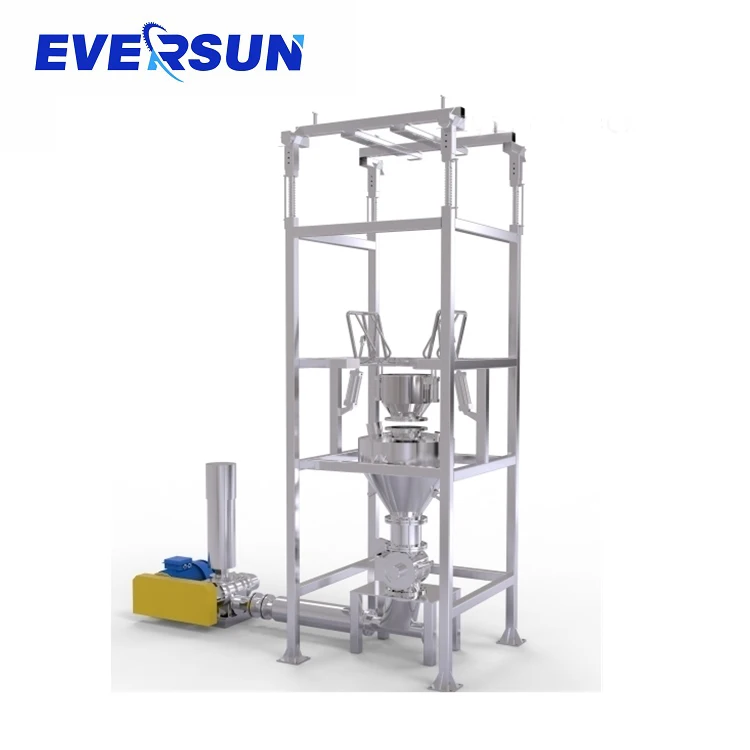 Crystal Sugar Fertilizer Fine Powder Modlur Bulk Bag Discharger Bulk Bag Unloader