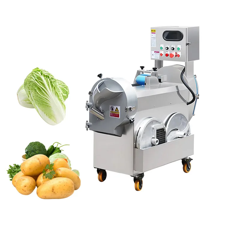 Automatic Vegetable Cutter Chopper Shredding Machine Potato Cubes Vegetable Cutting Machine for Catering