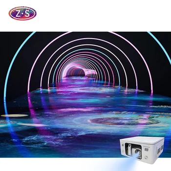 Outdoor Mapping Projection Solution Immersive Interactive Interactive Floor Projector