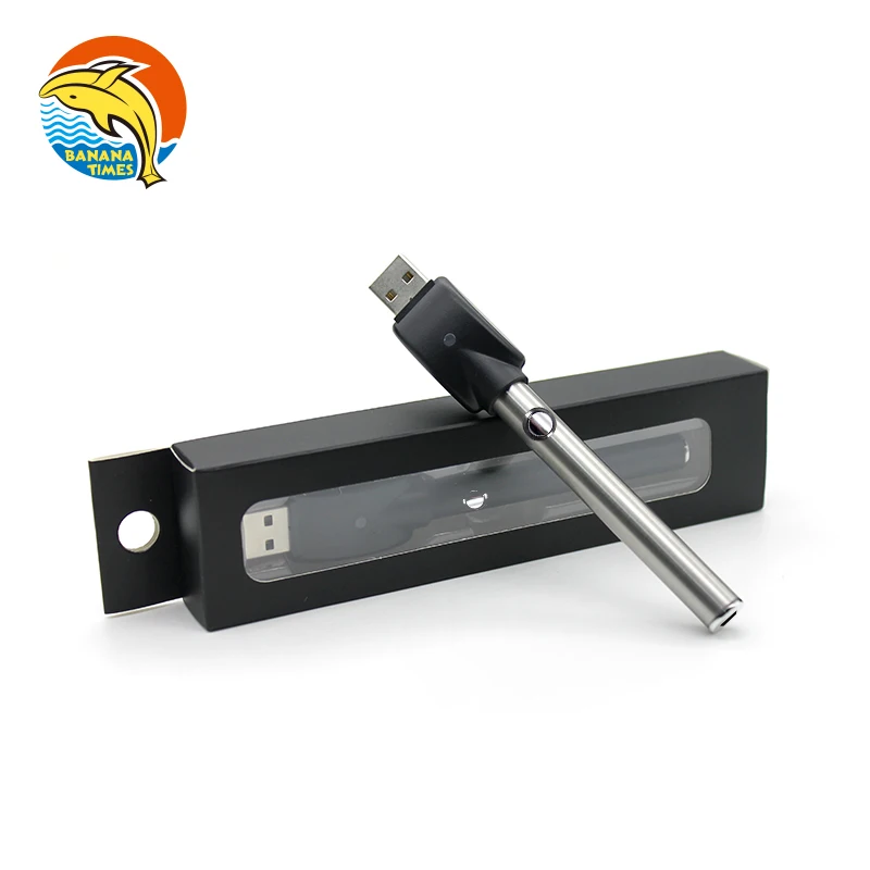 Texas trending variable voltage vape cart battery S105- USB preheating 380mah vape cart battery