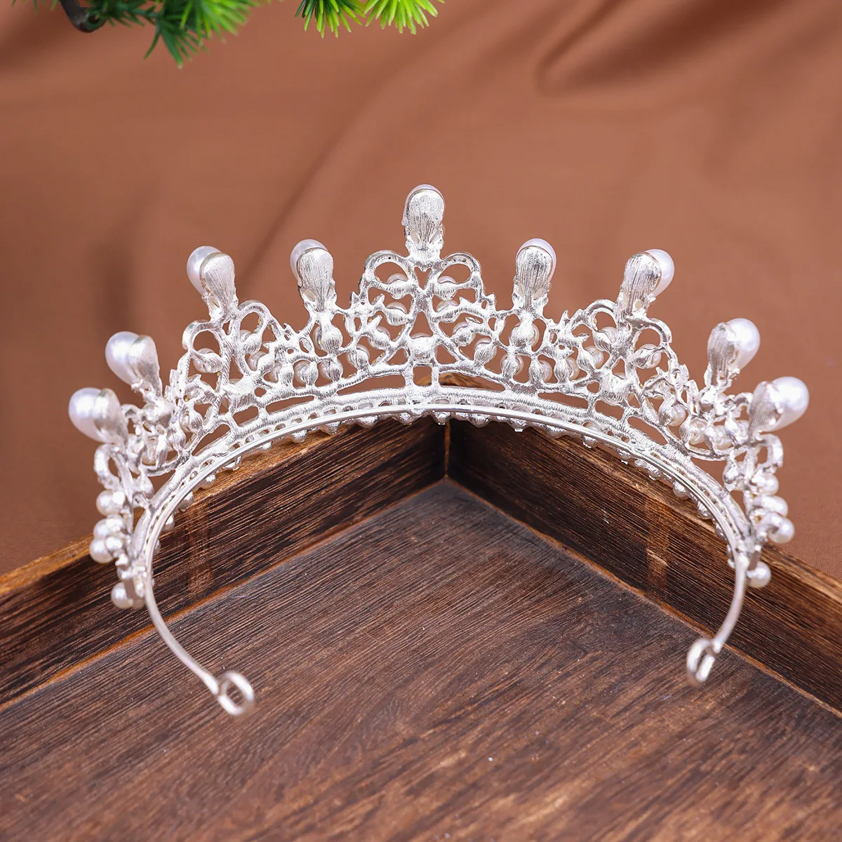 Crystal Tiara Crown For Women Korean Style Party Accessory, Oem