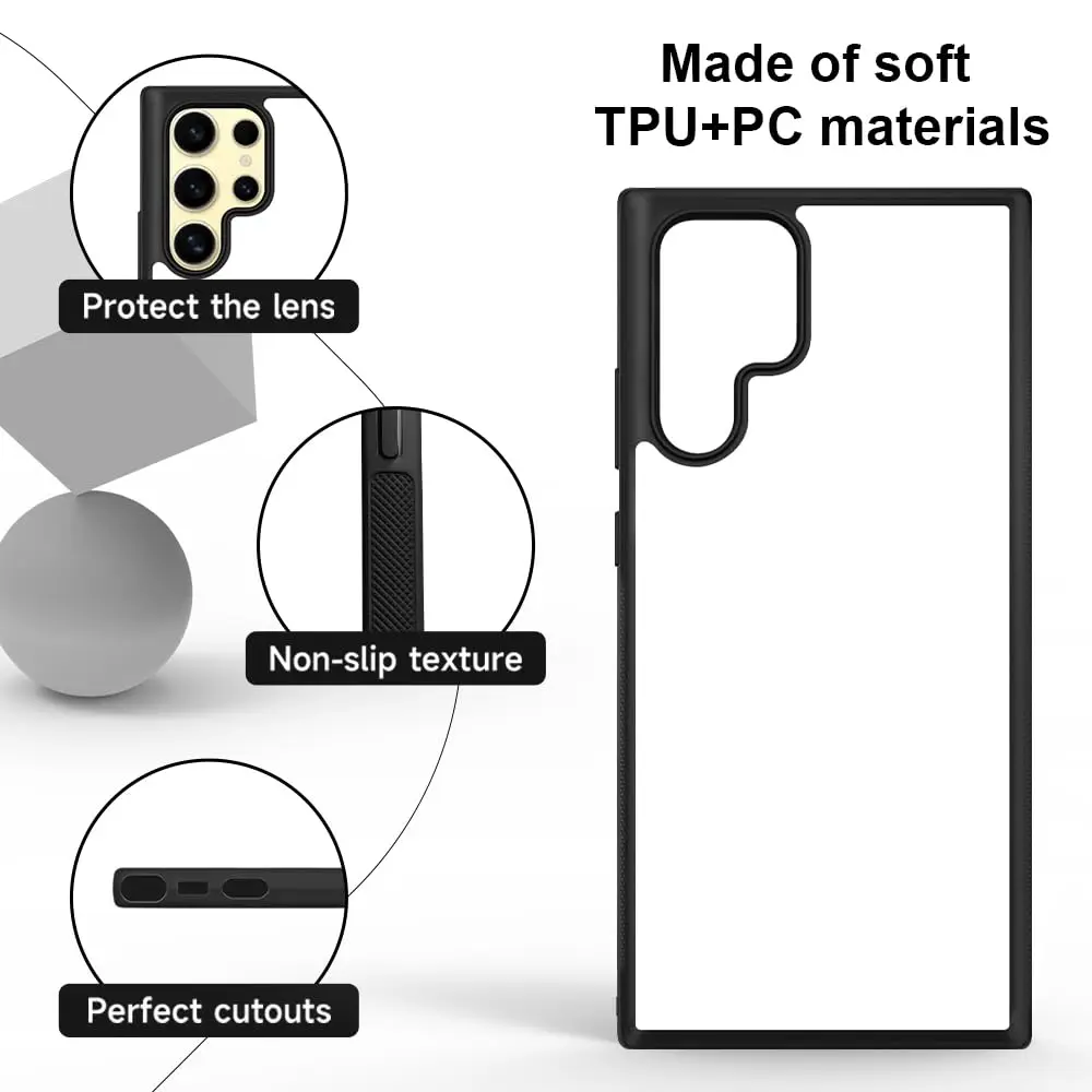 Bulk Custom Design Tpu Diy Sublimation Protective Mobile Covers for Samsung Galaxy S23 S22 ultra Sublimation Phone case Blanks