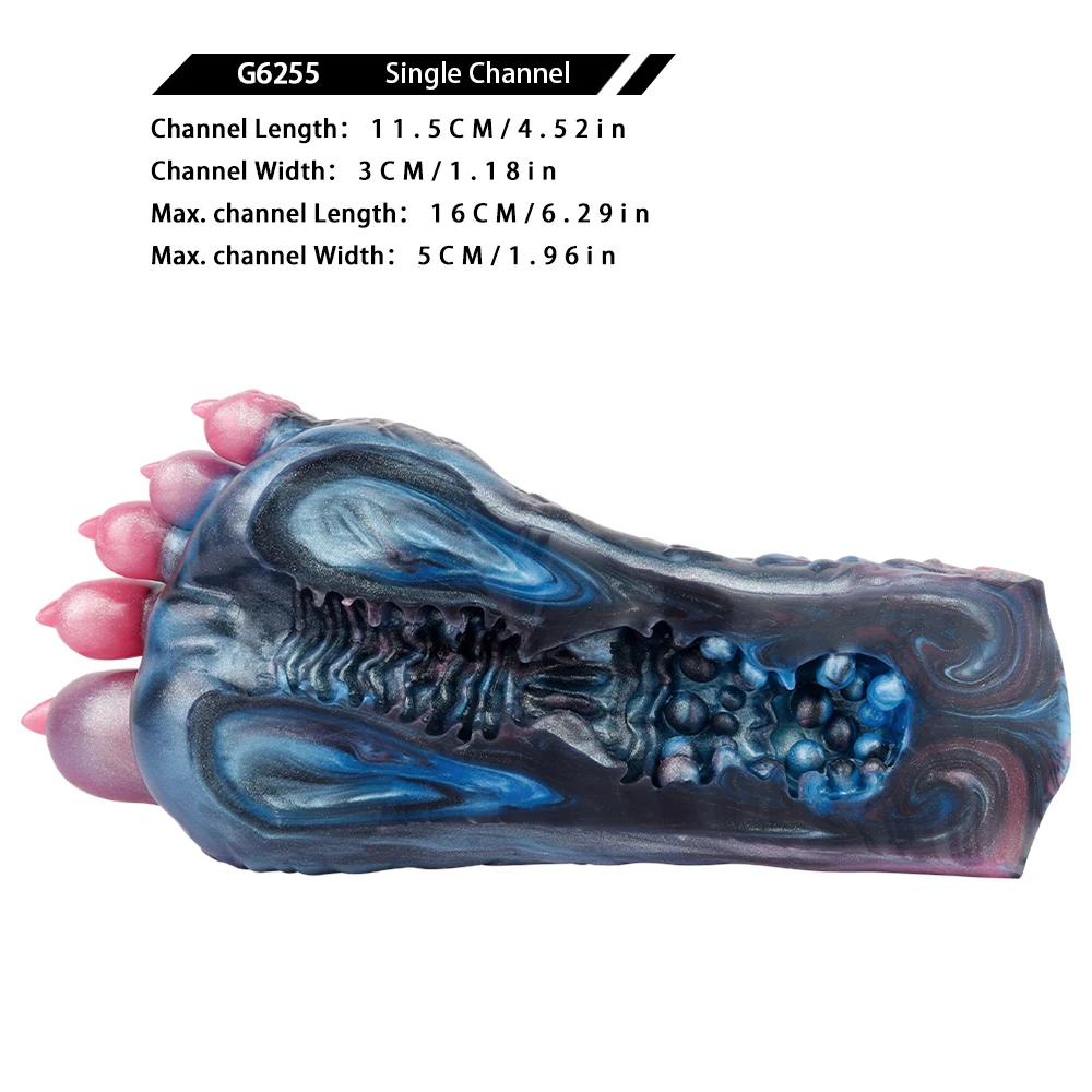 GEEBA Alien Masturbator for Men Monster Male Onahole Silicone Pocket Pussy  Man Penis Stroker Realistic Vagina Unique Textured