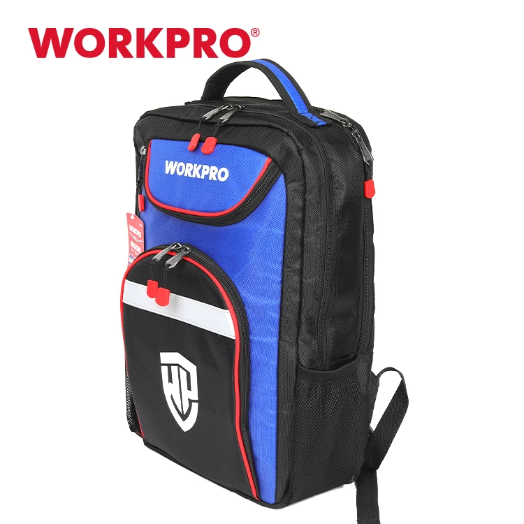 Grand Sac à Outils DURATECH 19 Poches - Fond Dur, Imperméable, Dimensions 46x26x29.5cm