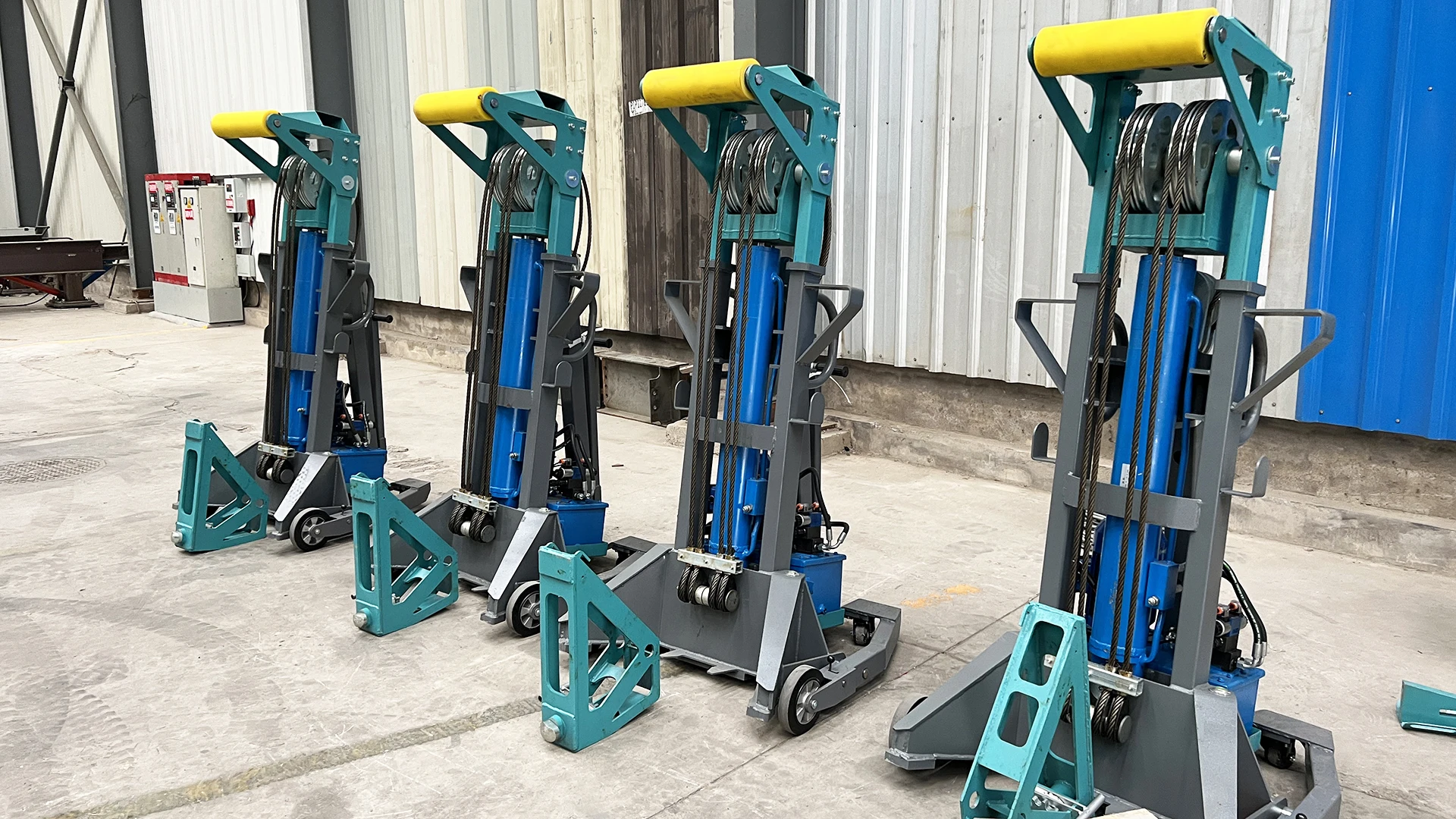 30 Tons Container Hydraulic Cylinder Lifting Hoist System Shipping ...
