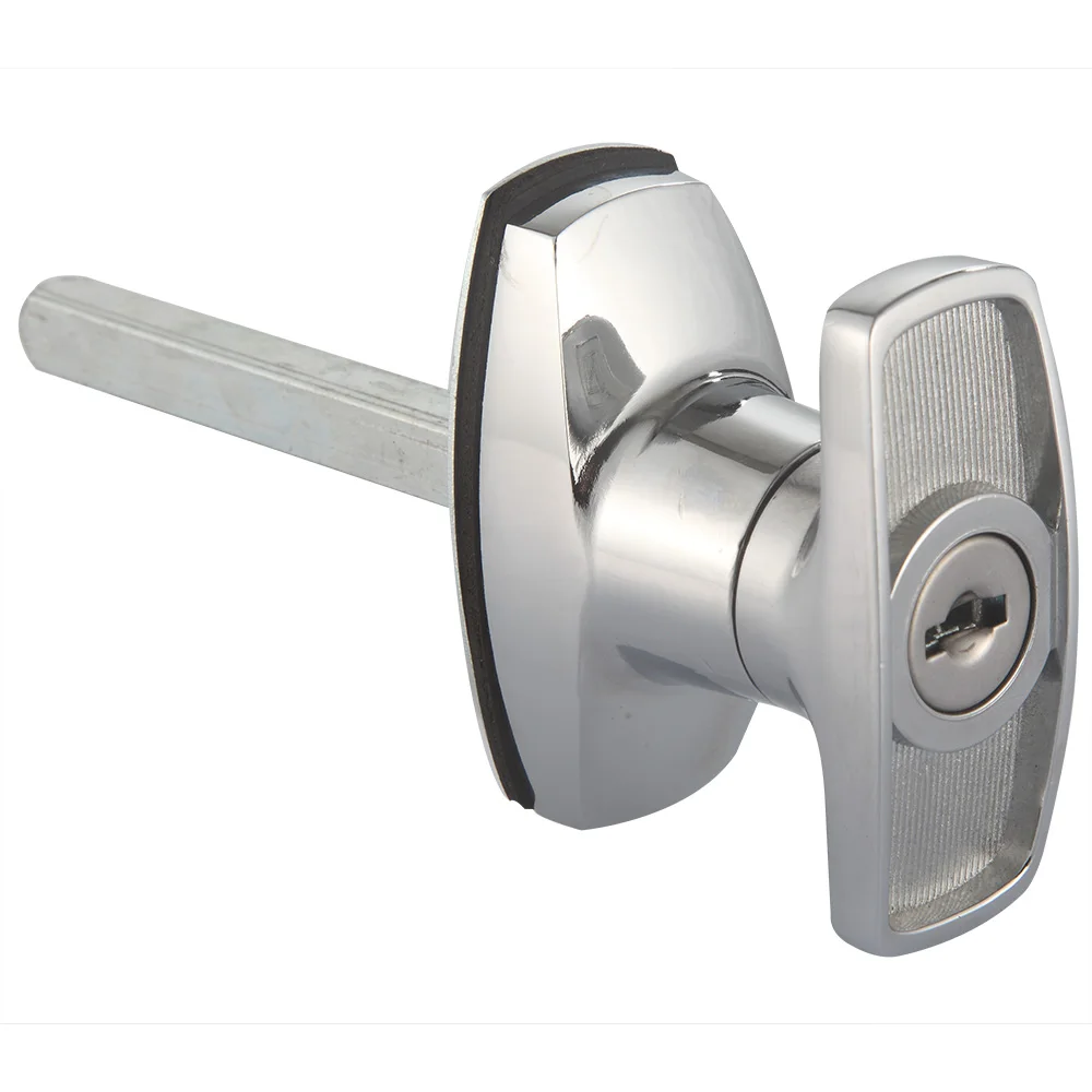 Zinc Alloy T-handle Lock for Garages Canopy Door Hardware in Zinc Alloy Packaged in Carton