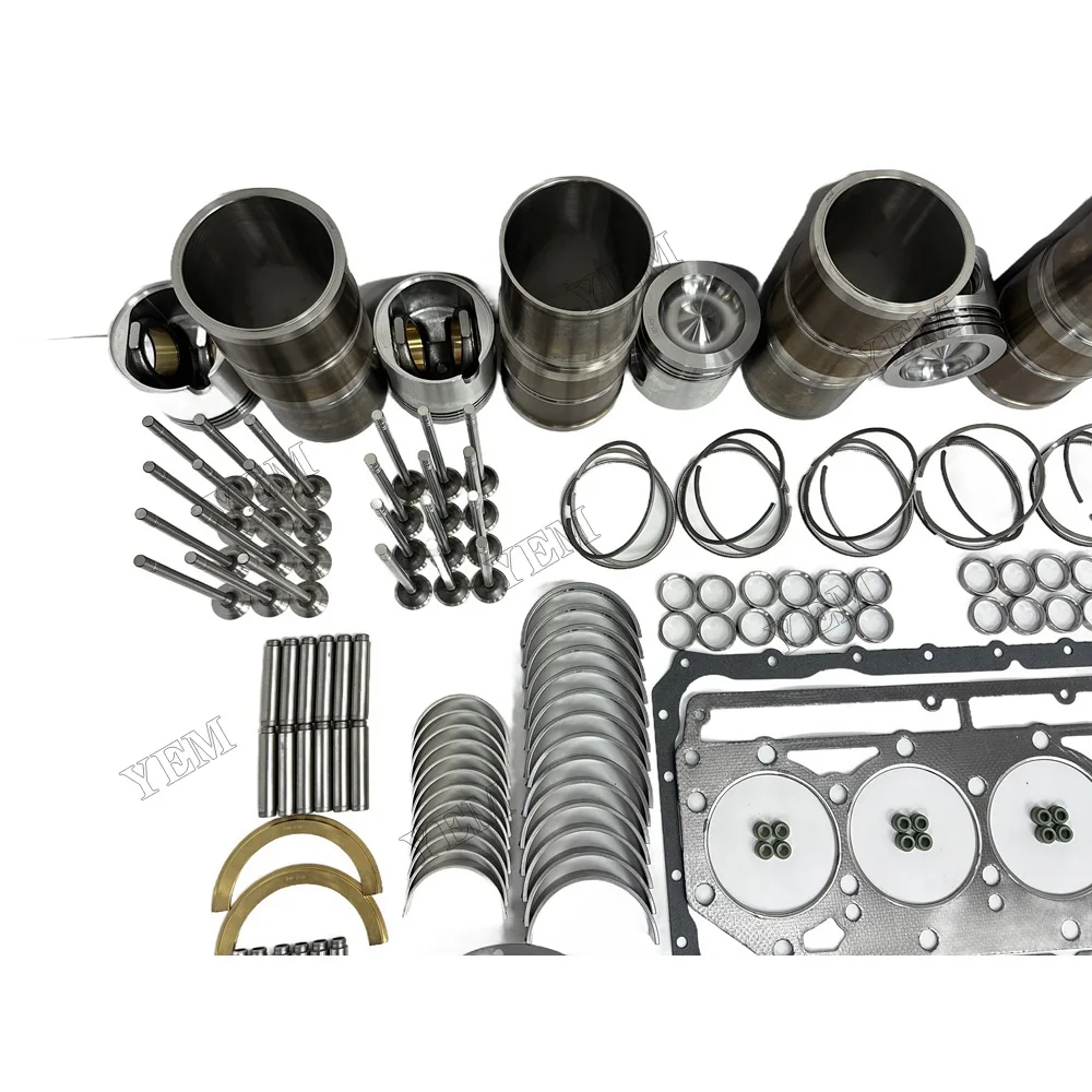 Overhaul Kit With Valves Engine Bearings Cylinder Liner Piston Rings Full Gasket Kit Fit for Caterpillar C-9 Engine 3