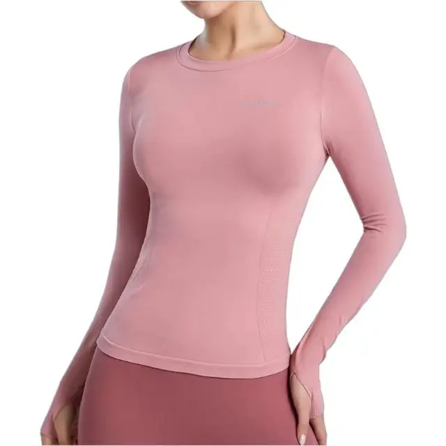 Mesh Breathable Quick Dry Women Yoga Tops Fitness Moisture Wicking Workout Shirt