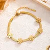M504 blade Daisy bracelet-Gold