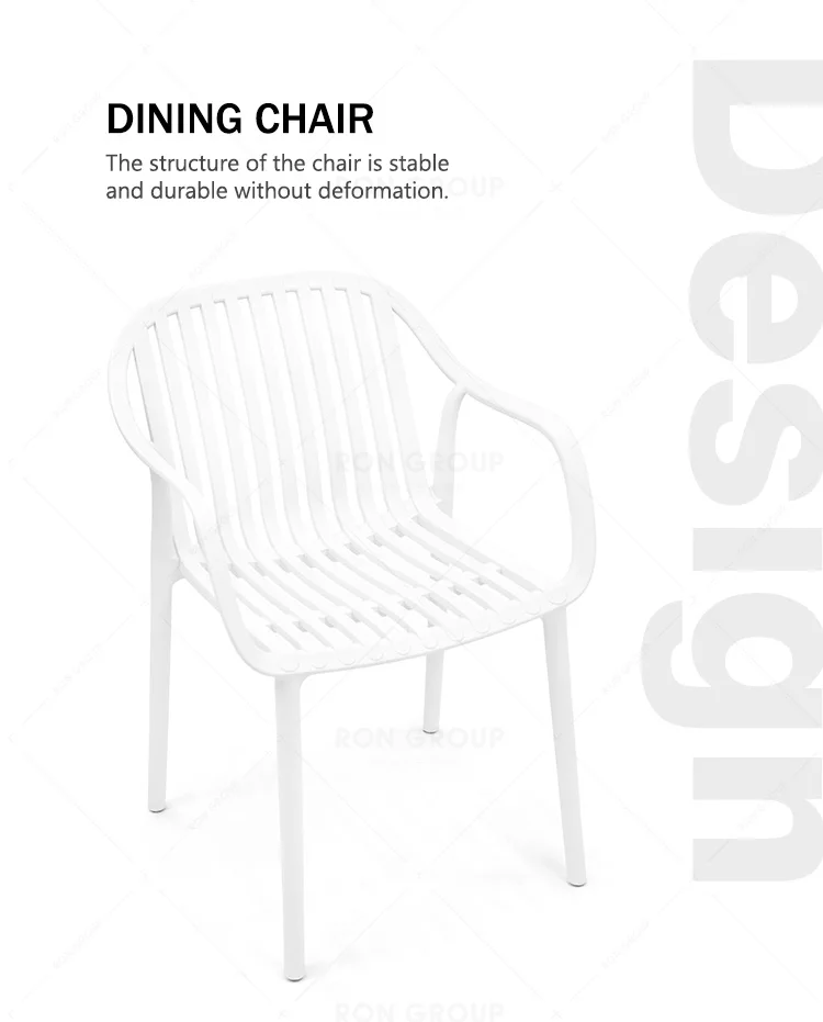 Hot Sale Restaurant Chair Simple Style Black White Party Furniture Dining Chair for Garden Restaurant